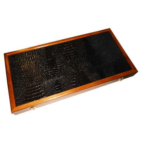 Нарды "Лидер"  (60х30х6 см) дерево , вставка из экокожи